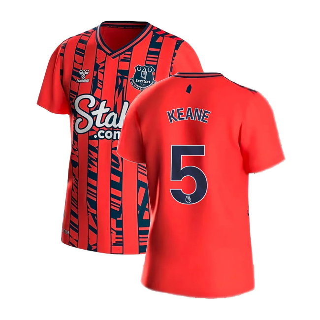 2023-2024 Everton Away Shirt (KEANE 5)-SoccerKits Hub | Buy Soccer Jerseys Online